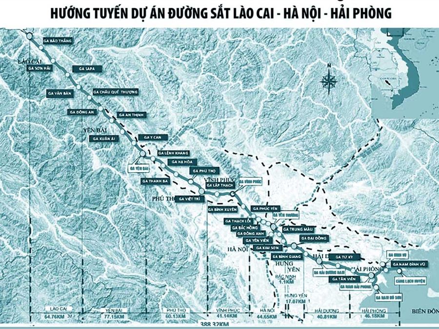 Dự án đường sắt Lào Cai - Hà Nội - Hải Phòng